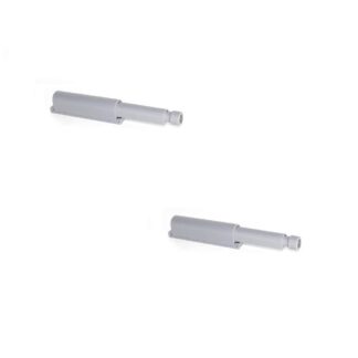 2-częściowy elegancki zatrzask zatrzaskowy, powierzchnia: szara, 62 mm (2-7/16"), wersja: magnetyczna, 2033921. Solidne zamknięcie push-to-open do drzwi meblowych, drzwi szafek, klap i wielu innych, firmy EMUCA