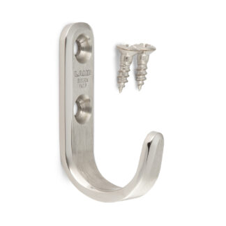 Wysokiej jakości hak ze stali nierdzewnej, XL-HJT55TT, 55 mm, firmy Sugatsune, ładowność: 10 kg, matowy i polerowany. Zdjęcie produktu