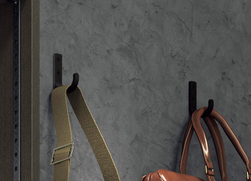 Wysokiej jakości hak ze stali nierdzewnej, wykonany z litej stali nierdzewnej, nośność: 10 kg, powierzchnia: mata satynowa, 55 mm (2-11/64"), HJT-55S. Wieszaki ścienne ze stali nierdzewnej do wieszaka na ubrania, łazienki, na zewnątrz i wielu innych, firmy Sugatsune / LAMP® (Japonia) - obrazek 2