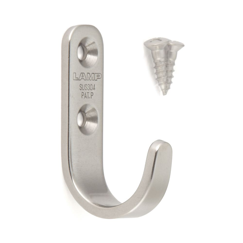 Wysokiej jakości hak ze stali nierdzewnej, HJT-55S, 55 mm, firmy Sugatsune, ładowność: 10 kg, mata satyna. Obraz produktu