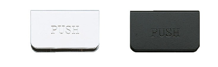 Płyta oporowa do szkła o grubości 5 mm (13/64"), wykonana ze stali, powierzchnia:, 40 mm (1-37/64"), K-130B. Odpowiednik do szklanych drzwi szafki, muchołówki magnetycznej i wielu innych, firmy Sugatsune / LAMP® (Japonia) - obrazek 3