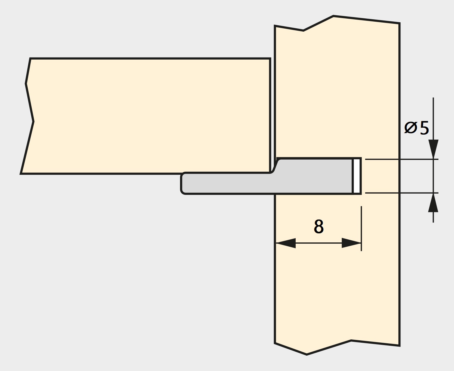 20 sztuk wysokiej jakości wsporników podstawy kubełka, wykonanych ze stali, powierzchnia: niklowana, 5062107. wsporniki półek do rzędów otworów, półek, półek, półek szafkowych, półek i wielu innych, firmy EMUCA - obrazek 3