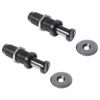 2 Stück Magnet-Druckschnäpper, mit M11 Gewinde, inkl. M11 Mutter und Gegenplatte PM-4N HB von Sugatsune. Produktbild