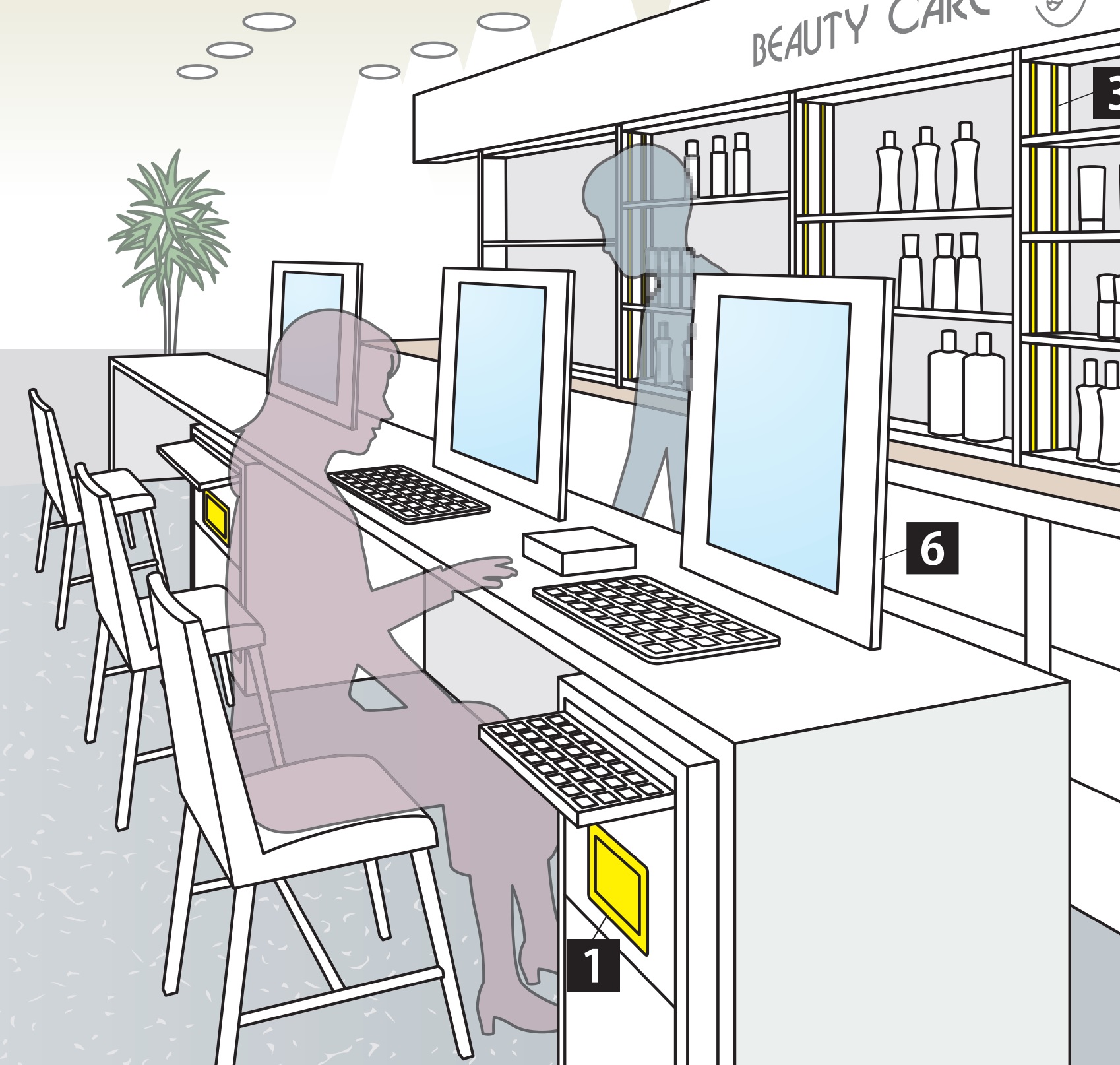 Wysokiej jakości prostokątna klapa odpływowa do montażu pionowego, z cichym domykiem, wykonana ze stali nierdzewnej, wykończenie: mat satynowy, 400 mm (15.8"), AZ-GD400-HL. Właz odpływowy ze stali nierdzewnej, dla gastronomii i wielu innych, firmy Sugatsune / LAMP® (Japonia) - obrazek 4