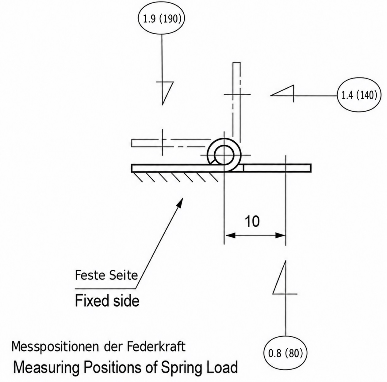 2-częściowy sprężynowy pasek wysokiej jakości ze stali nierdzewnej, wykonany ze stali nierdzewnej SUS304, 32 mm (1-17/64"), moment obrotowy: 12,3 N·m, TH-61SUS-1-0,8. Wytrzymały zawias sprężynowy do klap urządzenia, drzwi, osłon i wielu innych elementów, firmy TOCHIGIYA (Japonia) - obrazek 4