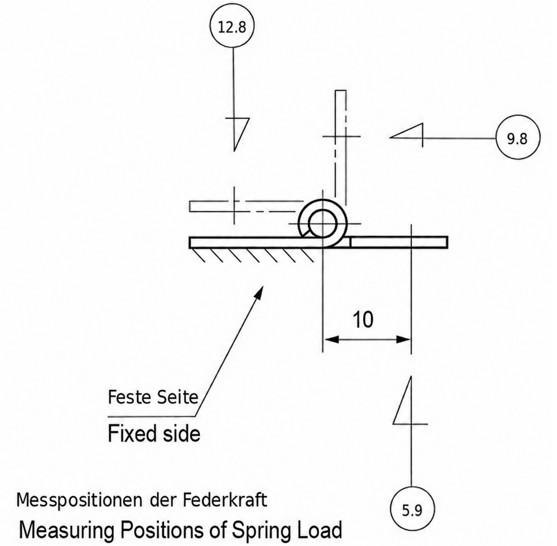 2-częściowy sprężynowy pasek wysokiej jakości ze stali nierdzewnej, wykonany ze stali nierdzewnej SUS304, moment obrotowy 38 mm (1-1/2"), moment obrotowy: 12,3 N·m, TH-61SUS-3. Solidny zawias sprężynowy do klap sprzętu, drzwi, osłon i wielu innych elementów, firmy TOCHIGIYA (Japonia) - obrazek 3