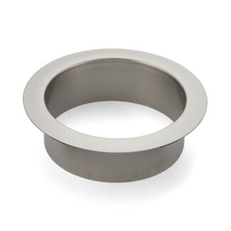 Wysokiej jakości okrągły wyrzutnia śmieci, AN-DH011-HL, 136 mm, firmy Sugatsune, satynowy mat. Zdjęcie produktu