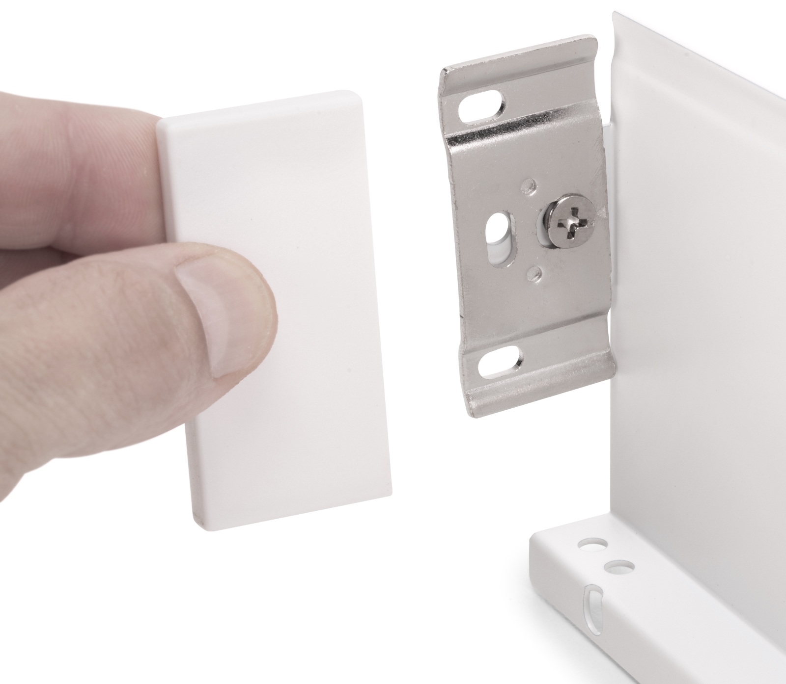 Zestaw szuflad, z bardzo cienkimi ramkami, wysokość: 88 mm (3-15/32"), powierzchnia: biała, 350 mm (13-25/32"), wersja: częściowa wysuwana z cichym domykiem, 3275112. zestaw szuflad do mebli kuchennych i wiele innych, firmy EMUCA - obrazek 4