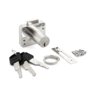 Zamek w szafce, z innym kluczem 2550-36-DN-B, autorstwa Sugatsune / LAMP (Japonia)