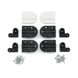 Zawias tłumiący z osłoną, biały HG-JHM20-80WT, autorstwa Sugatsune / LAMP (Japonia)