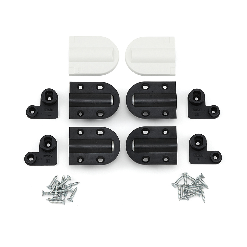 Zawias tłumiący z osłoną, biały HG-JHM20-80WT, autorstwa Sugatsune / LAMP (Japonia)
