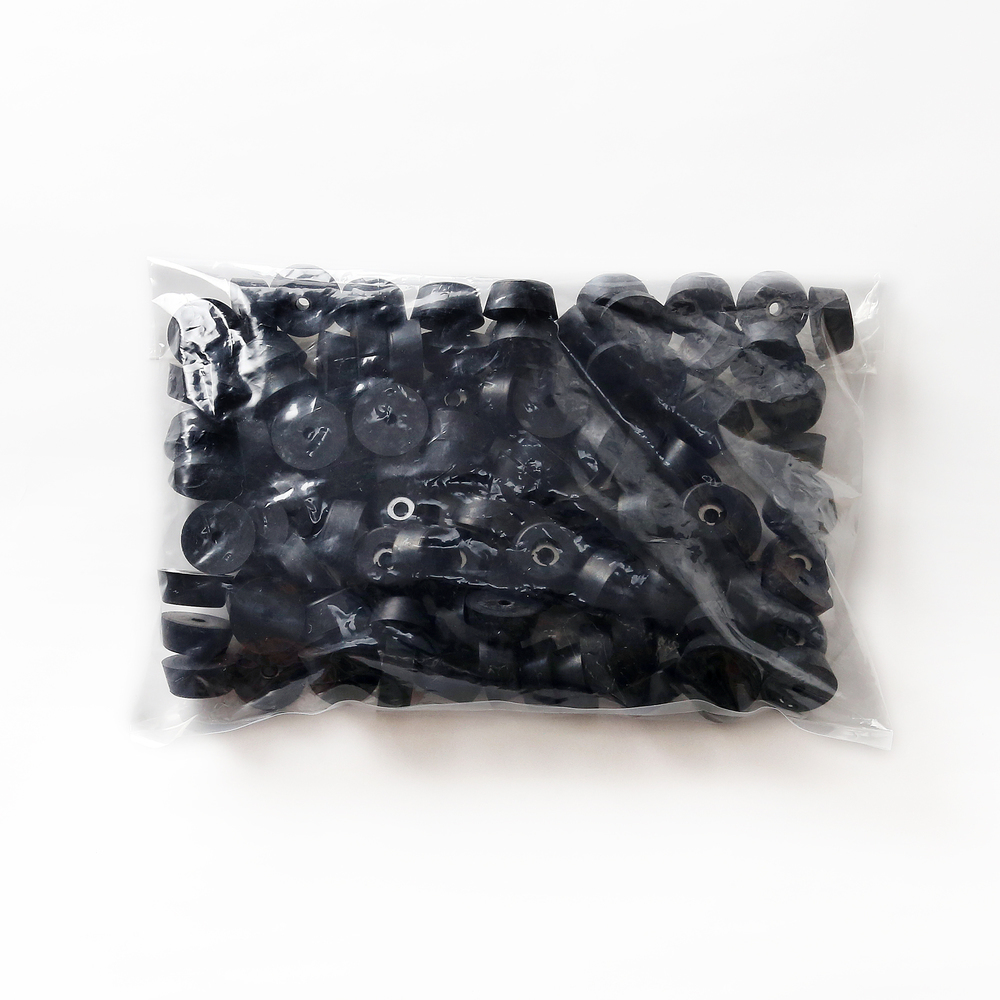 Regulowana stopka, guma, pakiet 100 K-24-P100, od Sugatsune / LAMP (Japonia)