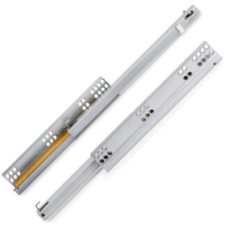 Prowadnice podpodłogowe, 3019005, 250 mm (9-27/32"), firmy EMUCA, nośność: 25 kg (56 funtów), wersja: częściowy wysuw z cichym domykiem. Obraz produktu