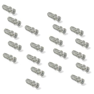 20 sztuk solidnych łączących do otworu ⌀6 mm, wykonanych ze znalu, 8 mm (5/16"), 8084001. Solidny trzpień mimośrodowy do łączenia mebli i wielu innych, firmy EMUCA